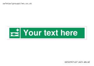 Custom Stretcher Sign